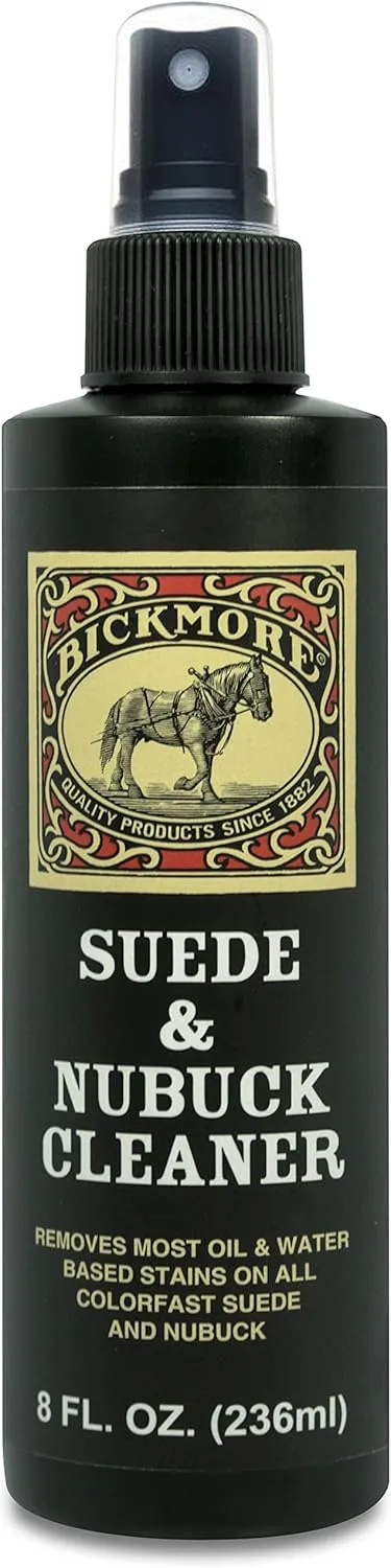 Suede & Nubuck Cleaner - Remove Water Dirt Oil Stains From Shoes Boots Purses Handbags & More 8 fl oz