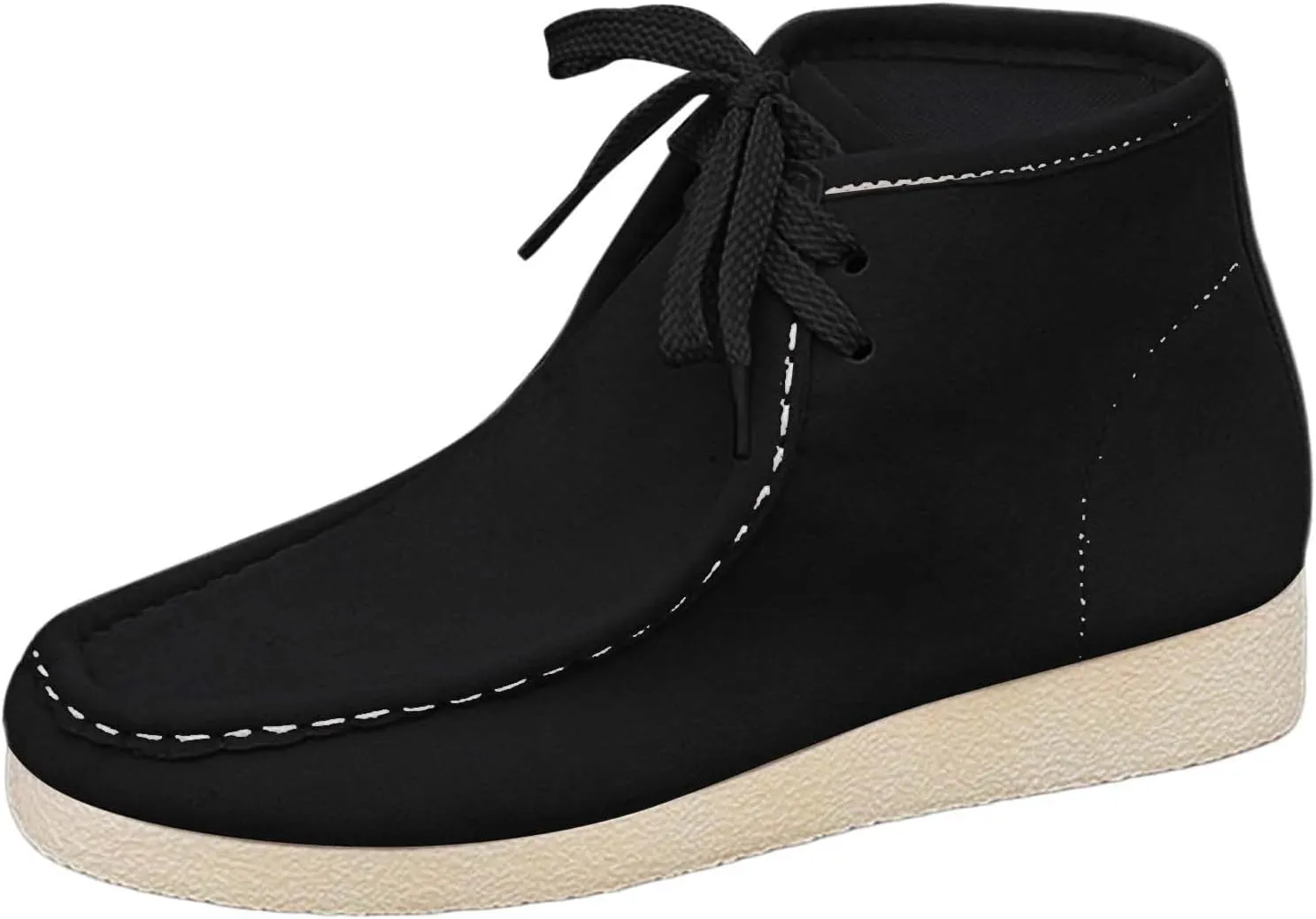 Suede Chukka Boots Women Casual Moccasin Boots Wallabee Boot Shoes Comfort Lightweight Desert Boots Kickers Shoes
