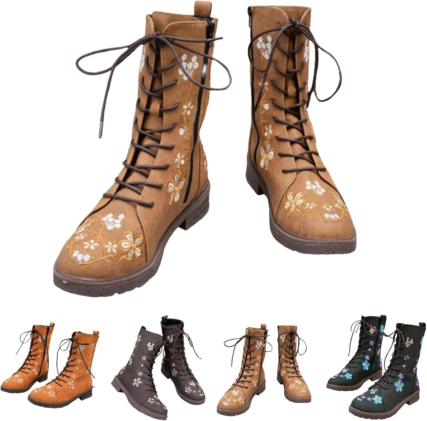 Suede over The Knee Boots for Women Wide Calf Boots Both Fashionable And Warm Womens Boots Mid Calf High Heel