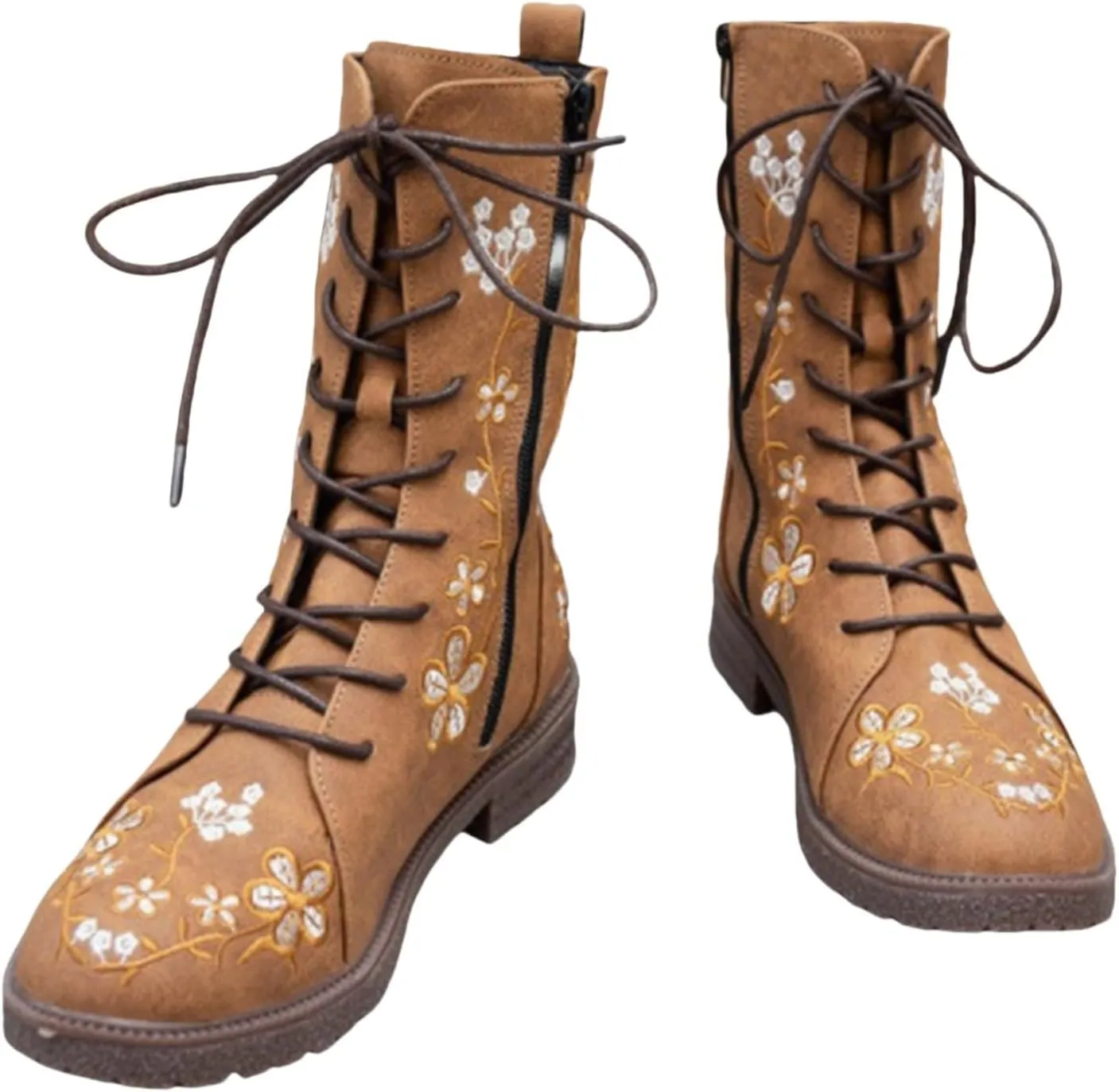 Suede over The Knee Boots for Women Wide Calf Boots Both Fashionable And Warm Womens Boots Mid Calf High Heel
