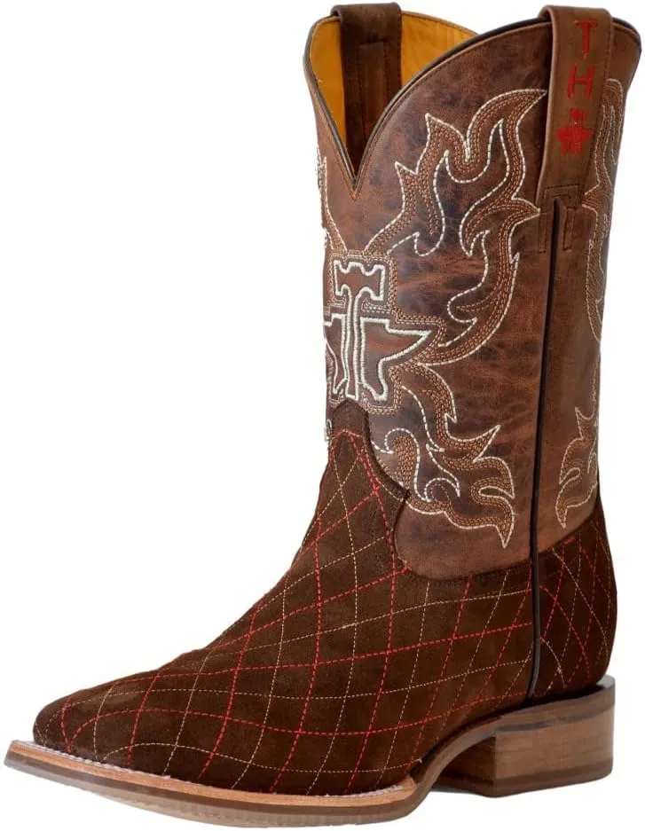 Tin Haul Western Boots Mens Asphalt Cracks Tan 14-020-0101-5021 TA