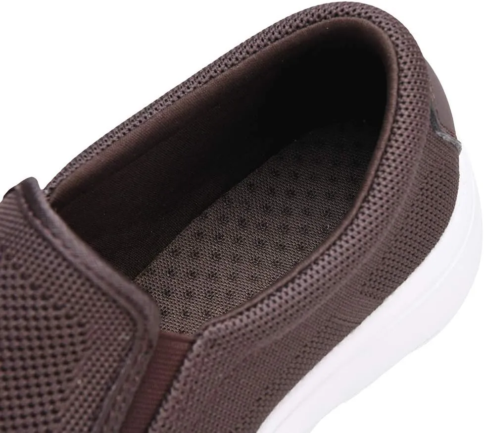 TIOSEBON Men's Mesh Slip On Walking Shoes Loafers-Work Drving Tennis Shoes