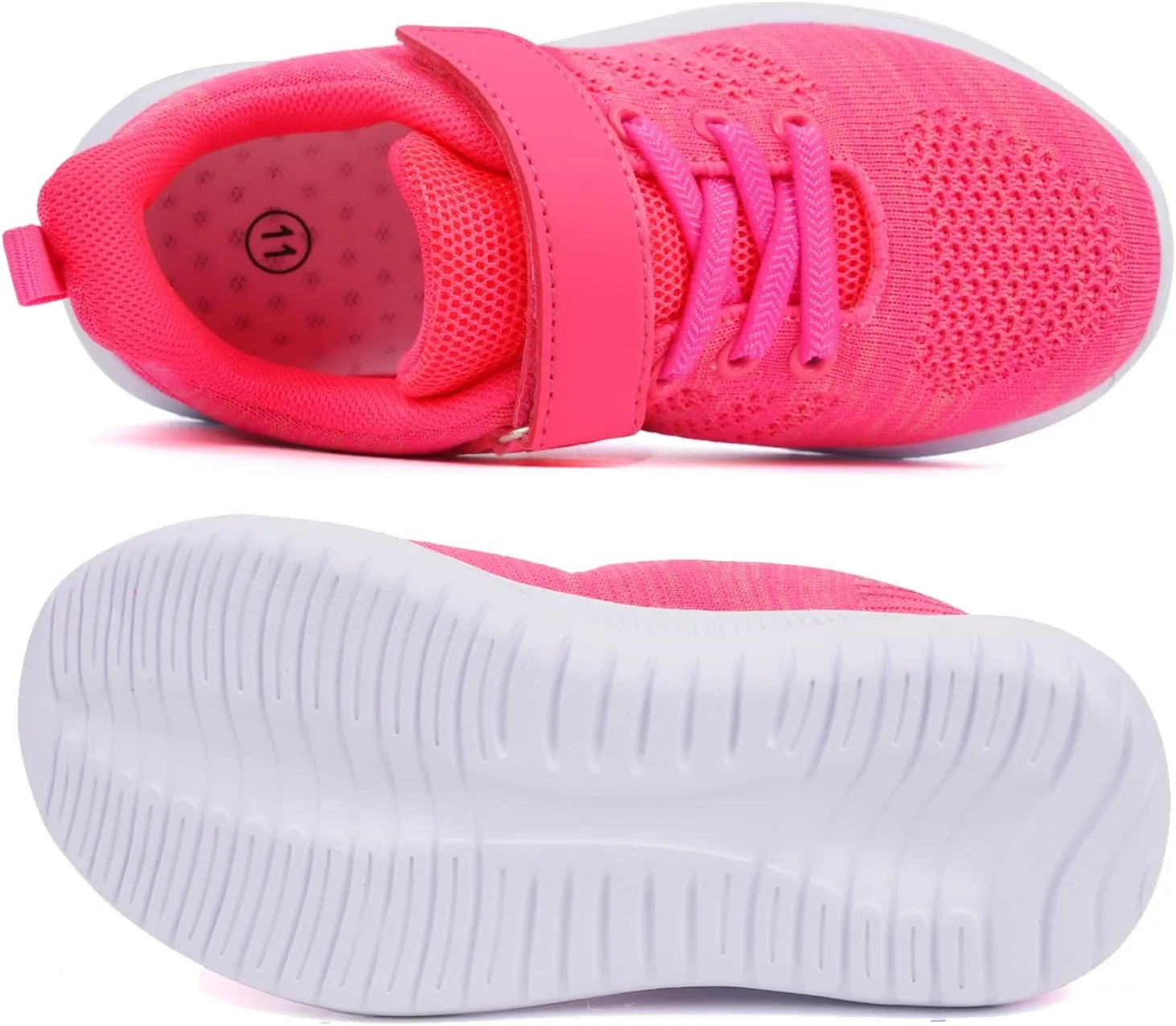 Toandon Girls Boys Kids Lightwight Breathable Athletic Sport Sneakers