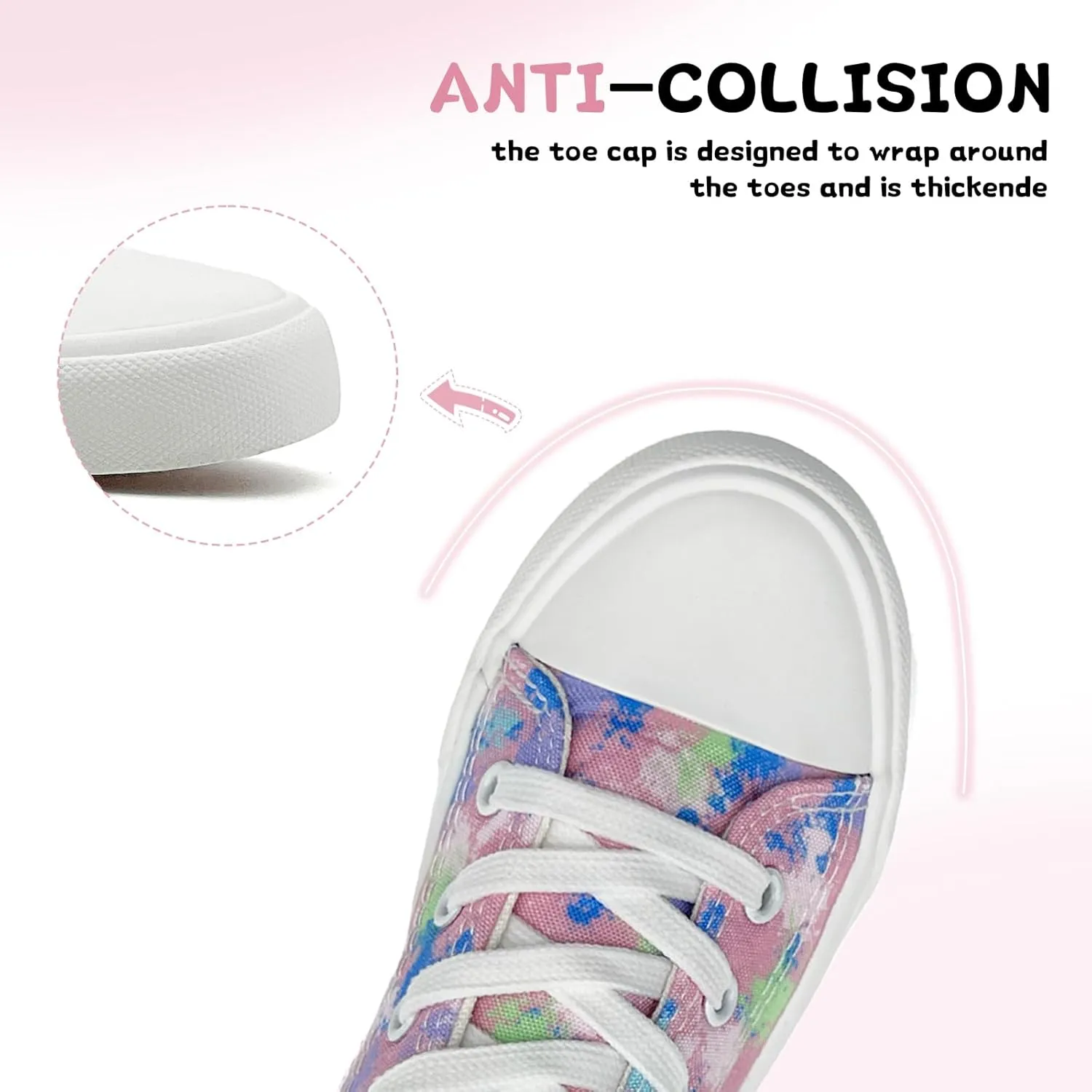 Toddler/Little Sneakers for Girls Boys Kids Fashion High Tops Canvas Shoes Classic Casual Tennis Shoes Colorful Shoes