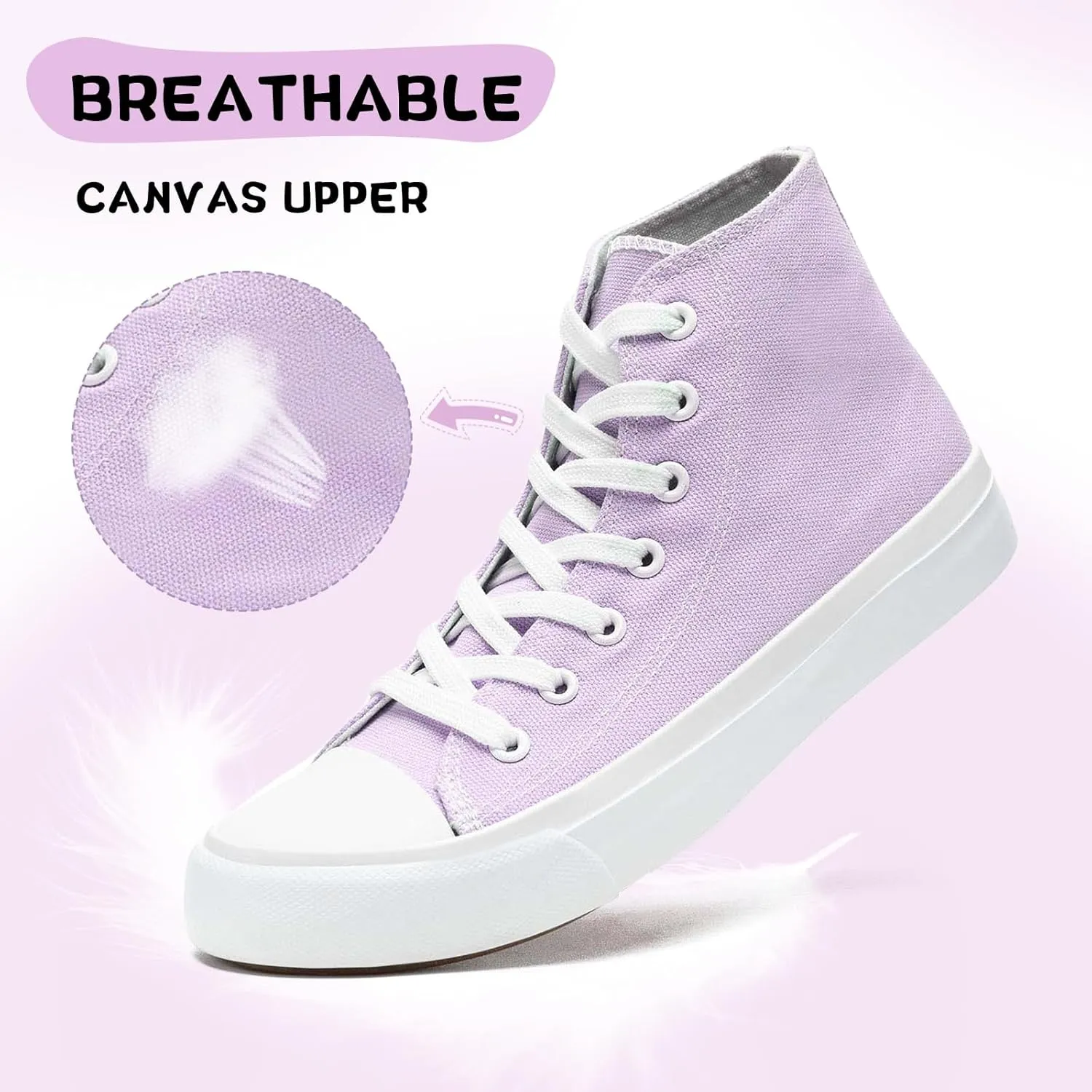 Toddler/Little Sneakers for Girls Boys Kids Fashion High Tops Canvas Shoes Classic Casual Tennis Shoes Colorful Shoes