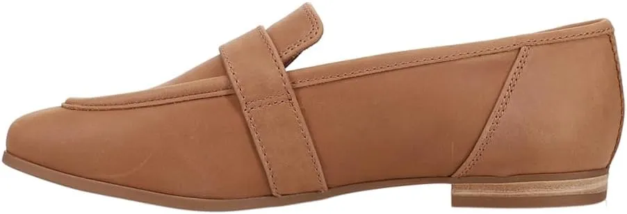 TOMS Womens Lynette Leather Loafers Flats Casual - Black