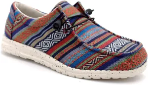 Town Forst Womens Hola Cotton Upper Fashion Slip On Loafers