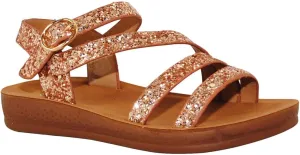 TRENDSUP Kids Sparkling Flat Sandals