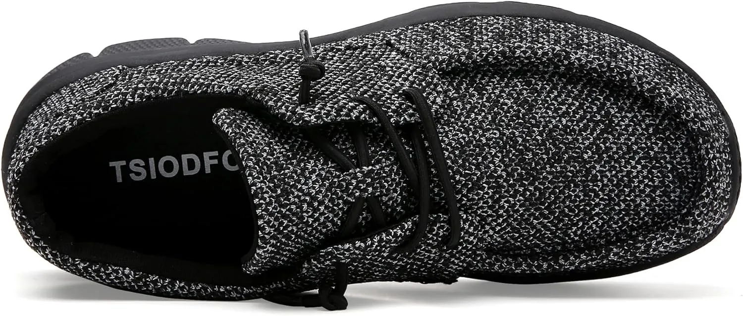 TSIODFO Women's Boat Loafers Casual Walking Shoes