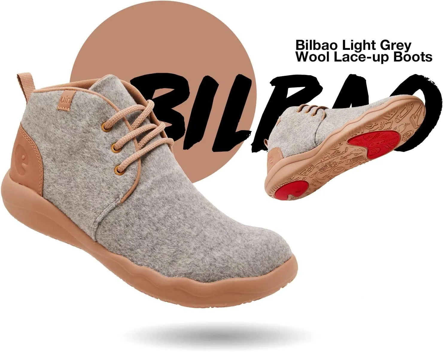 UIN Women's High Top Ankle Fashion Boots Casual Comfort Walking Shoes