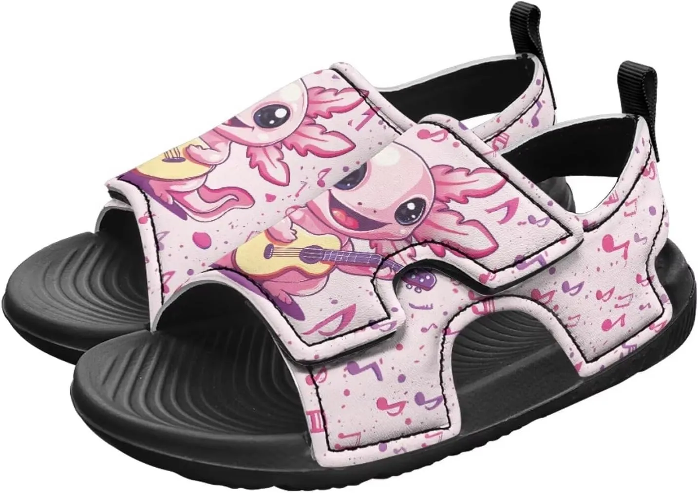 Unisex Child Sandals Open Toe Cute Summer Water Hiking Shoes for Boys Girls Sloth Sunflower Outdoor Sport Athletic Beach Sandals Adjustable Strap