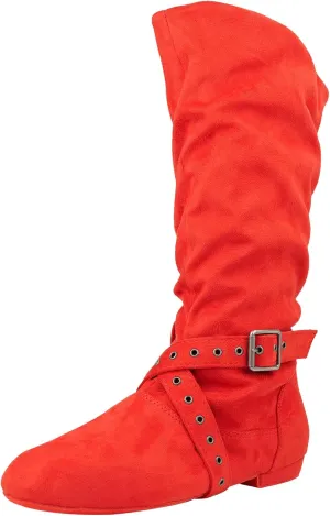 Urban Step Dance Line Shoes Suede Sole Boot Step Women Latin Dance Boots Salsa Shoe Long Warm Up Line Shoes West Coast Swing Dance Boots
