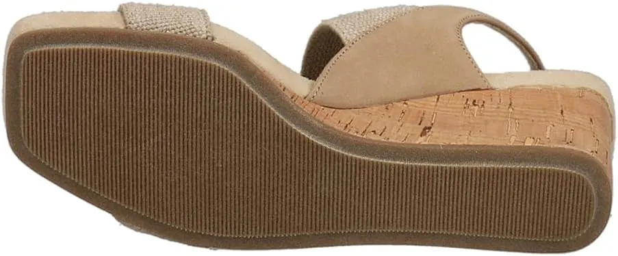 VANELi Womens Catlee Cork Slingback Casual Sandals Casual Low Heel 1-2" - Beige