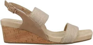 VANELi Womens Catlee Cork Slingback Casual Sandals Casual Low Heel 1-2" - Beige