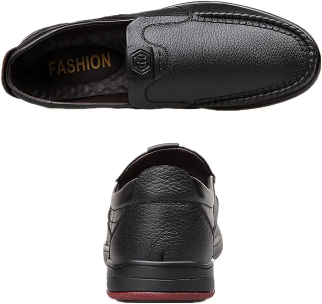 Veslesth Men Business Working Office Shoes Leather Walking Casual Driving Loafers Oxfords Male Luxury Party Fashion Formal Sneakers Comfort Dress Outdoor Working Walking