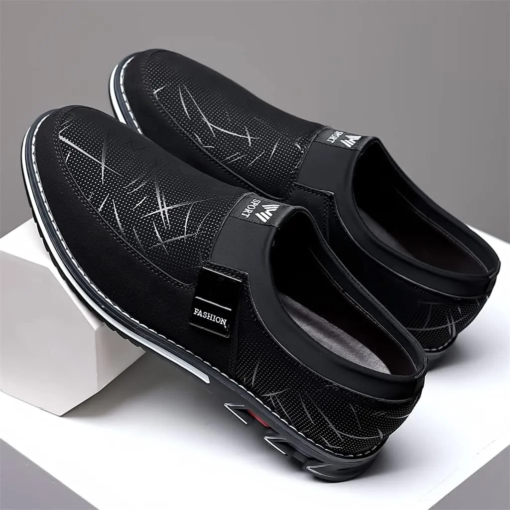 Veslesth Men Casual Shoes Sneakers Loafers Comfort Walking Shoes Fashion Driving Shoes Luxury Leather Shoes for Male Business Work Office Dress Outdoor