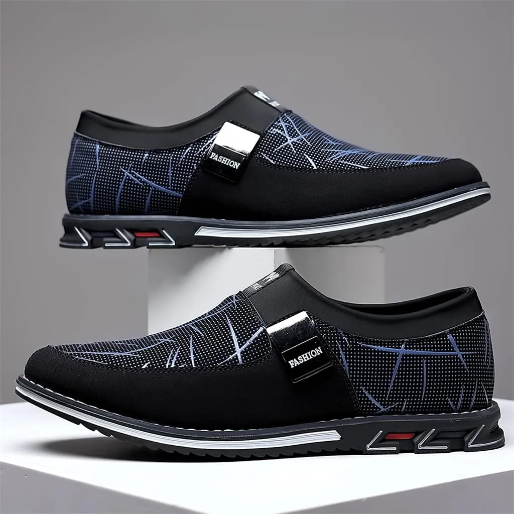 Veslesth Men Casual Shoes Sneakers Loafers Comfort Walking Shoes Fashion Driving Shoes Luxury Leather Shoes for Male Business Work Office Dress Outdoor