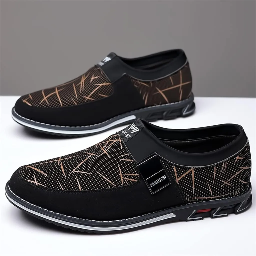 Veslesth Men Casual Shoes Sneakers Loafers Comfort Walking Shoes Fashion Driving Shoes Luxury Leather Shoes for Male Business Work Office Dress Outdoor