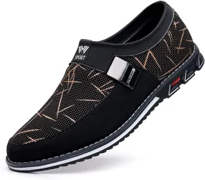 Veslesth Men Casual Shoes Sneakers Loafers Comfort Walking Shoes Fashion Driving Shoes Luxury Leather Shoes for Male Business Work Office Dress Outdoor