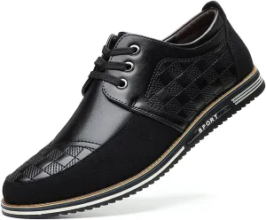 Veslesth Men's Casual Luxury Shoes Sneakers Loafers Comfort Walking Shoes Fashion Driving Shoes Leather Shoes for Male Business Work Office Dress Outdoor