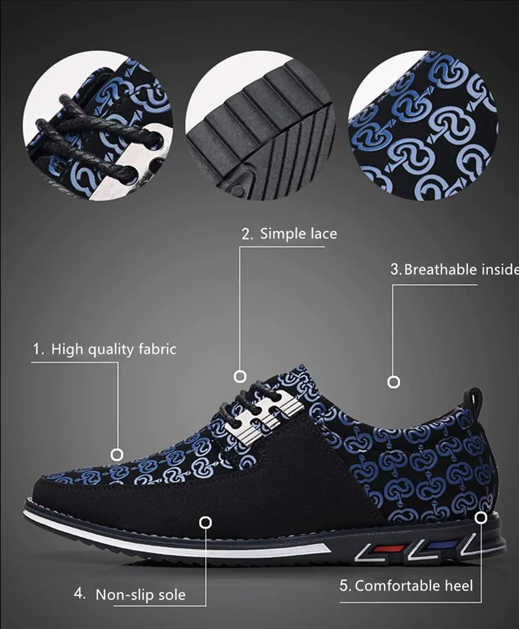 Veslexth Mens Casual Shoes Business Silp-on Fashion Leather Loafers Comfort Walking Driving Luxury for Male Work Office Dress Outdoor Breathable Sneakers