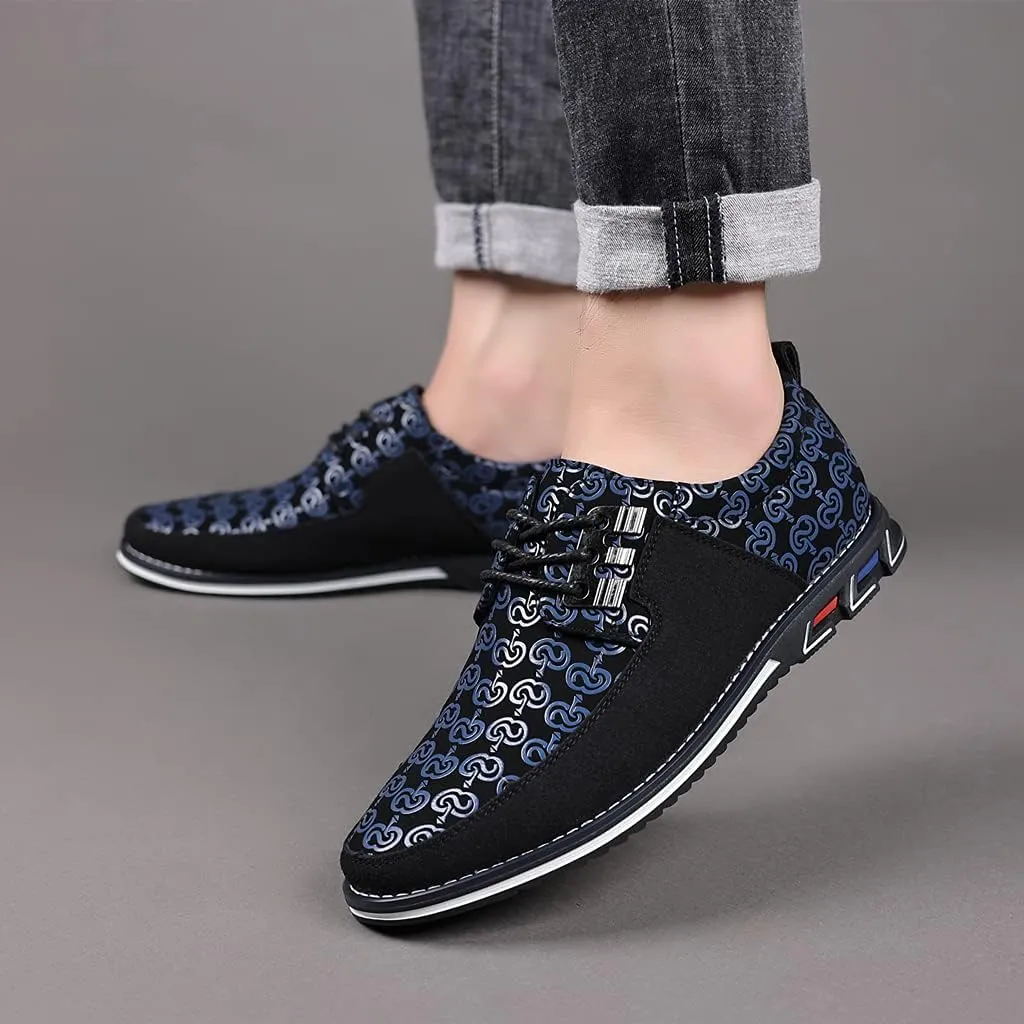 Veslexth Mens Casual Shoes Business Silp-on Fashion Leather Loafers Comfort Walking Driving Luxury for Male Work Office Dress Outdoor Breathable Sneakers