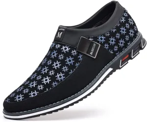 Veslexth Mens Casual Shoes Business Silp-on Fashion Leather Loafers Comfort Walking Driving Luxury for Male Work Office Dress Outdoor Breathable Sneakers