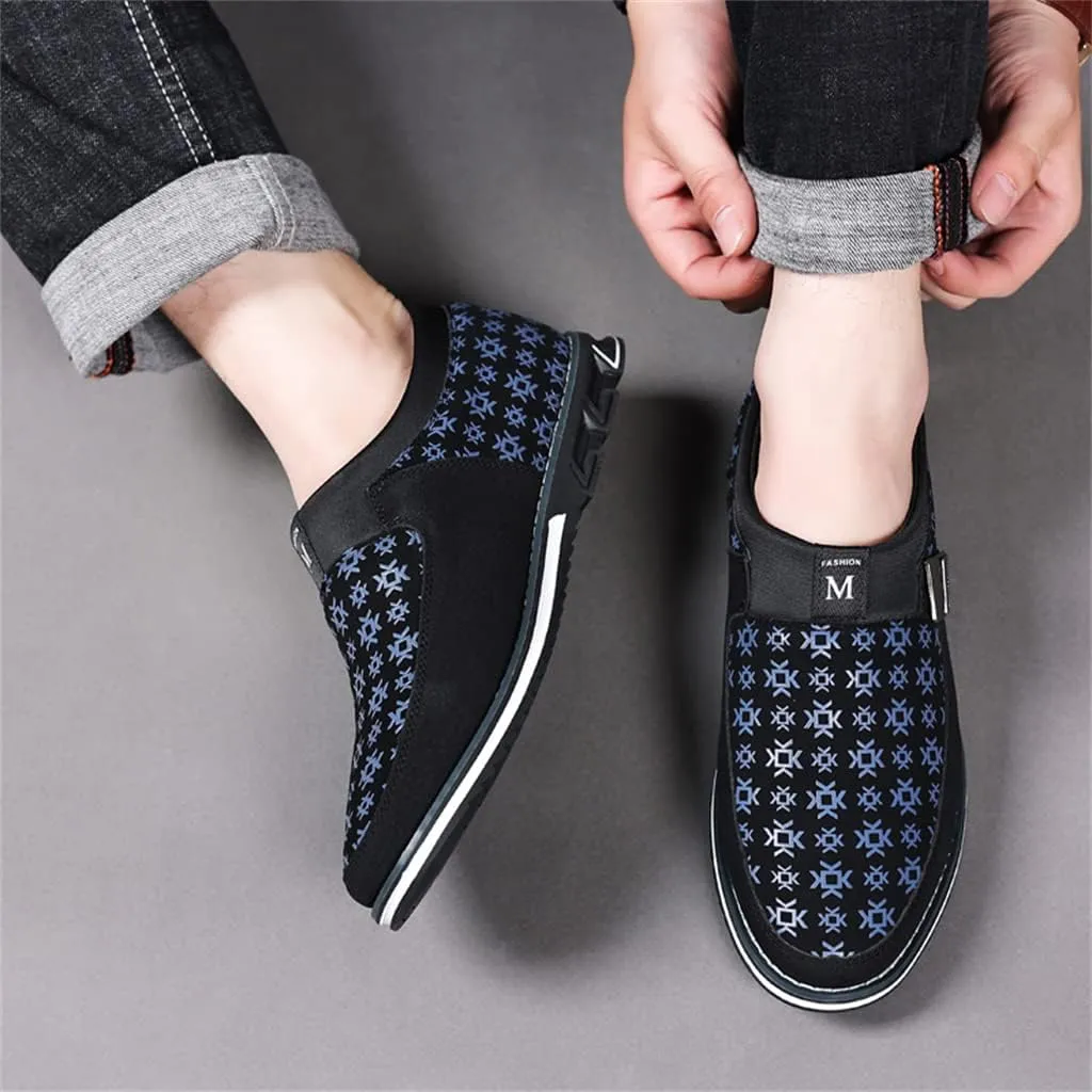 Veslexth Mens Casual Shoes Business Silp-on Fashion Leather Loafers Comfort Walking Driving Luxury for Male Work Office Dress Outdoor Breathable Sneakers