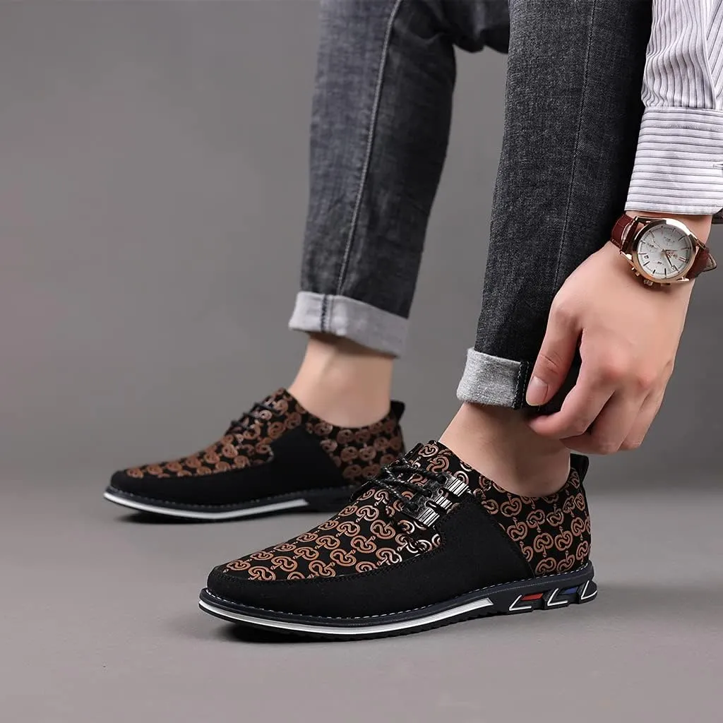Veslexth Mens Casual Shoes Business Silp-on Fashion Leather Loafers Comfort Walking Driving Luxury for Male Work Office Dress Outdoor Breathable Sneakers