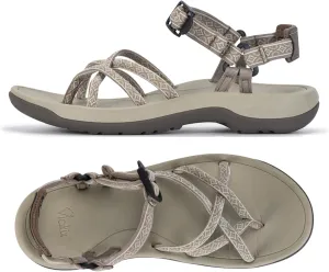 Viakix Women's Walking Sandals – Premium Comfortable Sport Sandals for Outdoors, Travel, Hiking, Beach & Everyday Wear