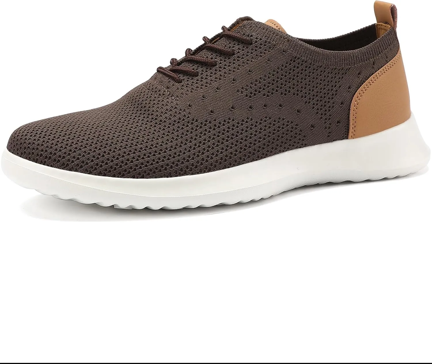 VILOCY Men's Casual Dress Oxfords Shoes Knit Lightweight Breathable Fashion Sneaker