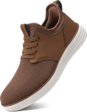 VILOCY Mens Slip On Casual Dress Shoes Hands Free Fashion Sneakers Mesh Tennis Walking Work Shoes Comfortable Breathable Lightweight Non Slip