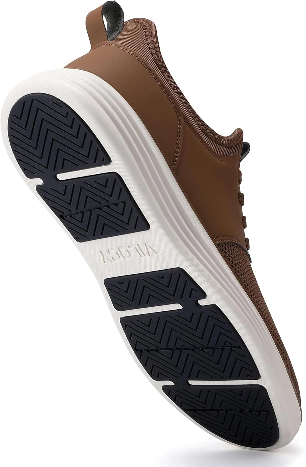 VILOCY Mens Slip On Casual Dress Shoes Hands Free Fashion Sneakers Mesh Tennis Walking Work Shoes Comfortable Breathable Lightweight Non Slip