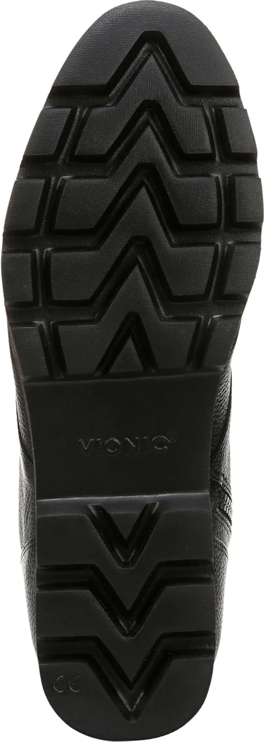Vionic Women's Walking Boots Lani II Zipper Closure- Comfortable Supportive Walking Booties with Built-in Arch Support, Helps Heel Pain