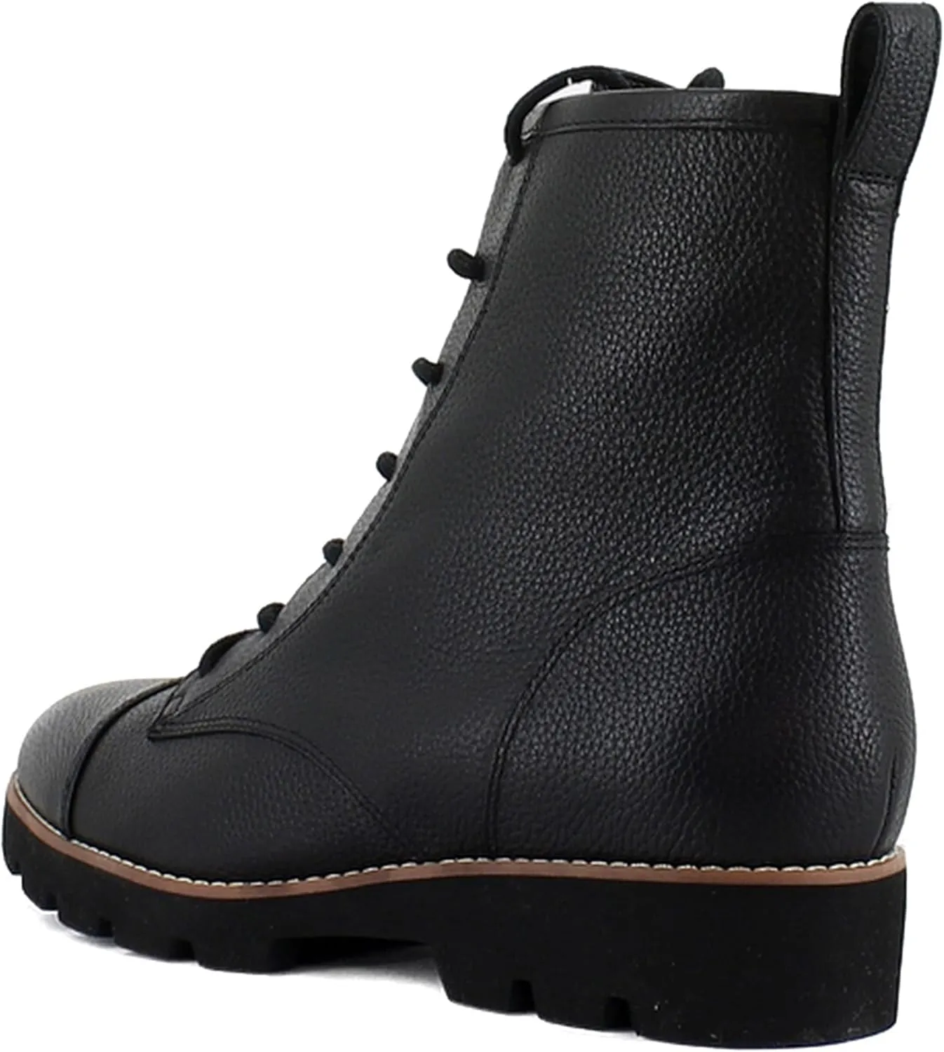 Vionic Women's Walking Boots Lani II Zipper Closure- Comfortable Supportive Walking Booties with Built-in Arch Support, Helps Heel Pain