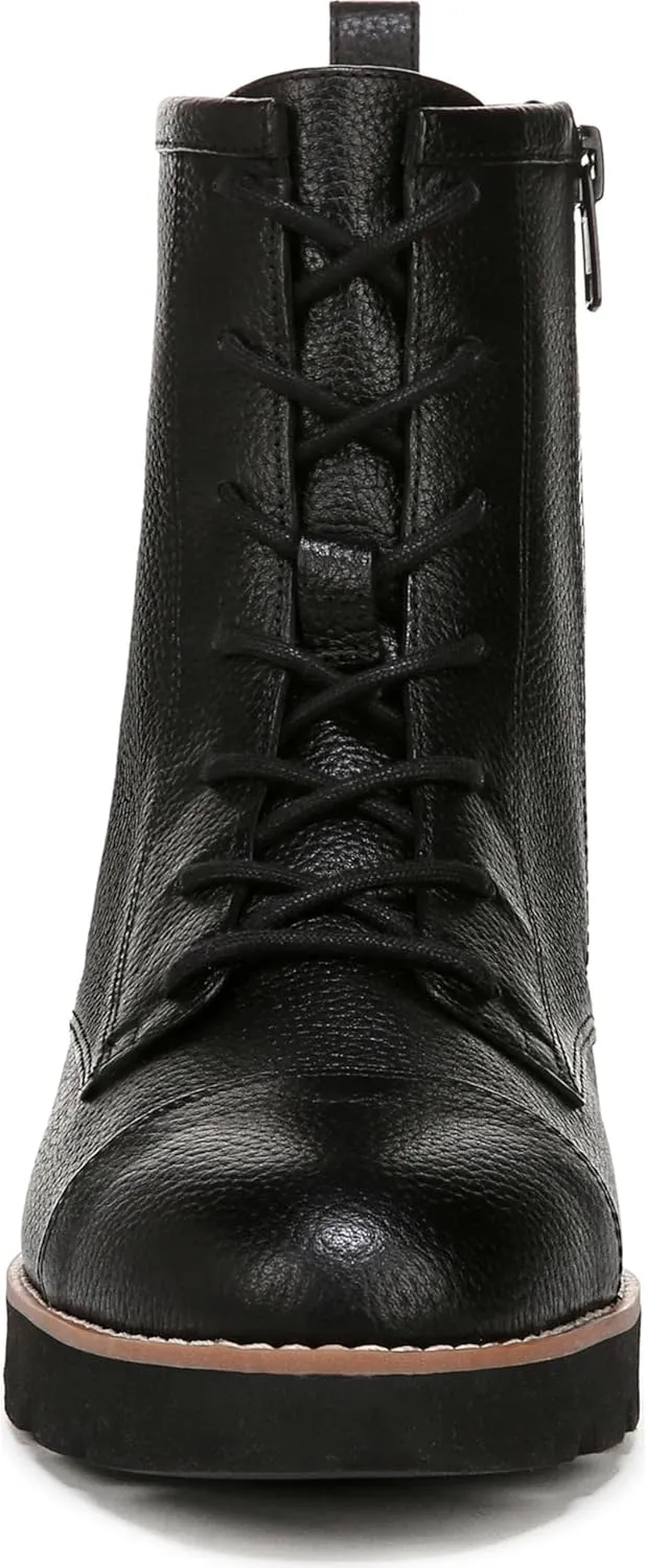 Vionic Women's Walking Boots Lani II Zipper Closure- Comfortable Supportive Walking Booties with Built-in Arch Support, Helps Heel Pain