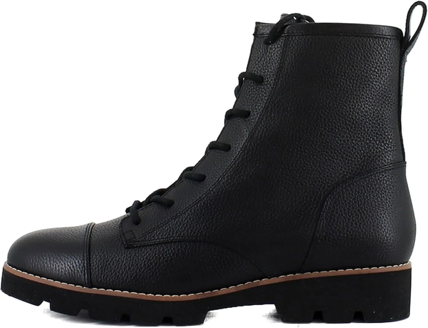 Vionic Women's Walking Boots Lani II Zipper Closure- Comfortable Supportive Walking Booties with Built-in Arch Support, Helps Heel Pain