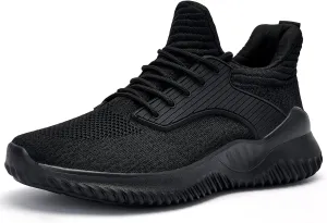 Walking Shoes for Men Sneakers - Memory Foam Tennis Running Shoes for Athletic Workout Gym Jogging Sports Lightweight Breathable Casual Sneakers