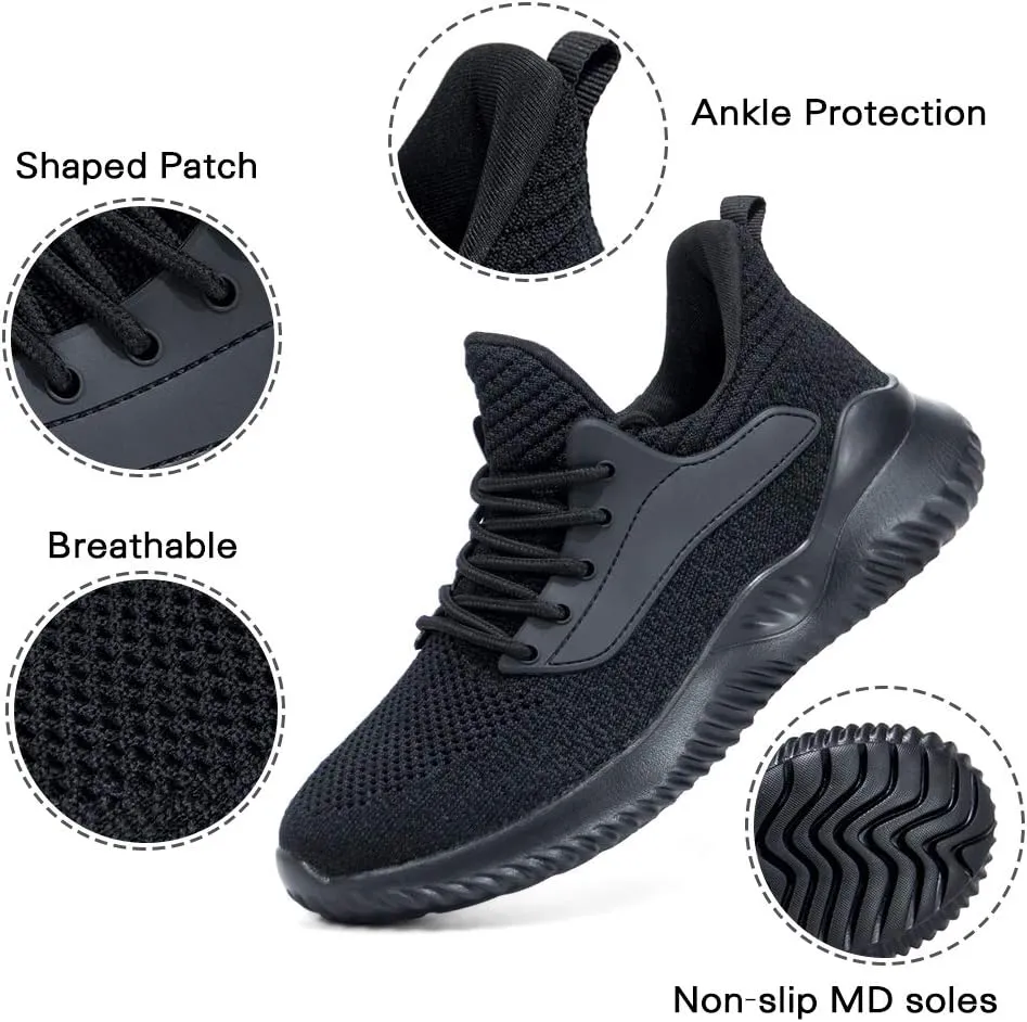 Walking Shoes for Men Sneakers - Slip on Memory Foam Running Tennis Shoes for Athletic Workout Gym Jogging Indoor Outdoor Lightweight Breathable Casual Sneakers