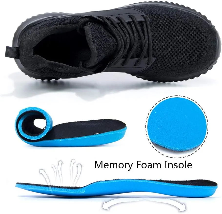 Walking Shoes for Men Sneakers - Slip on Memory Foam Running Tennis Shoes for Athletic Workout Gym Jogging Indoor Outdoor Lightweight Breathable Casual Sneakers