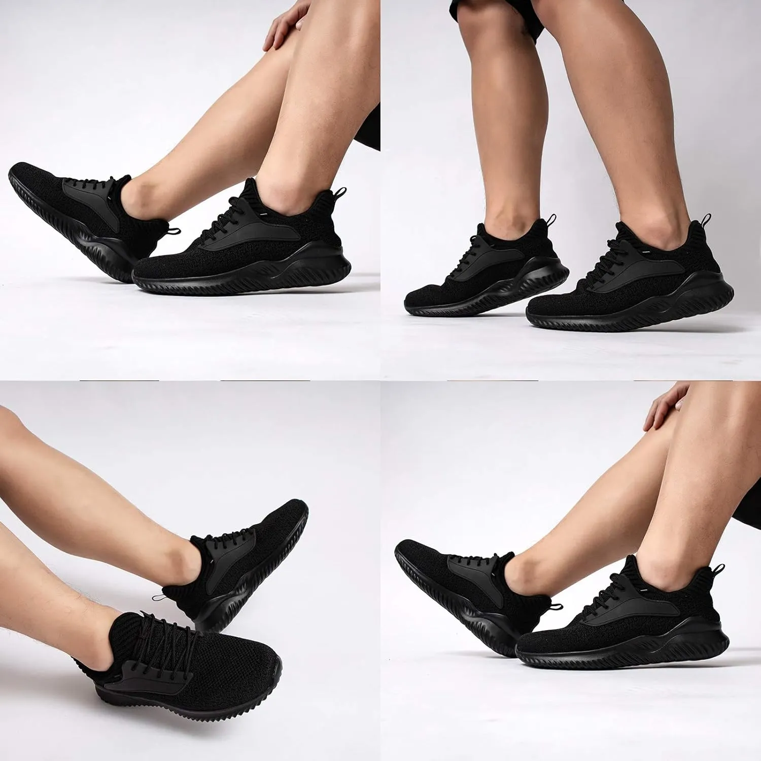Walking Shoes for Men Sneakers - Slip on Memory Foam Running Tennis Shoes for Athletic Workout Gym Jogging Indoor Outdoor Lightweight Breathable Casual Sneakers