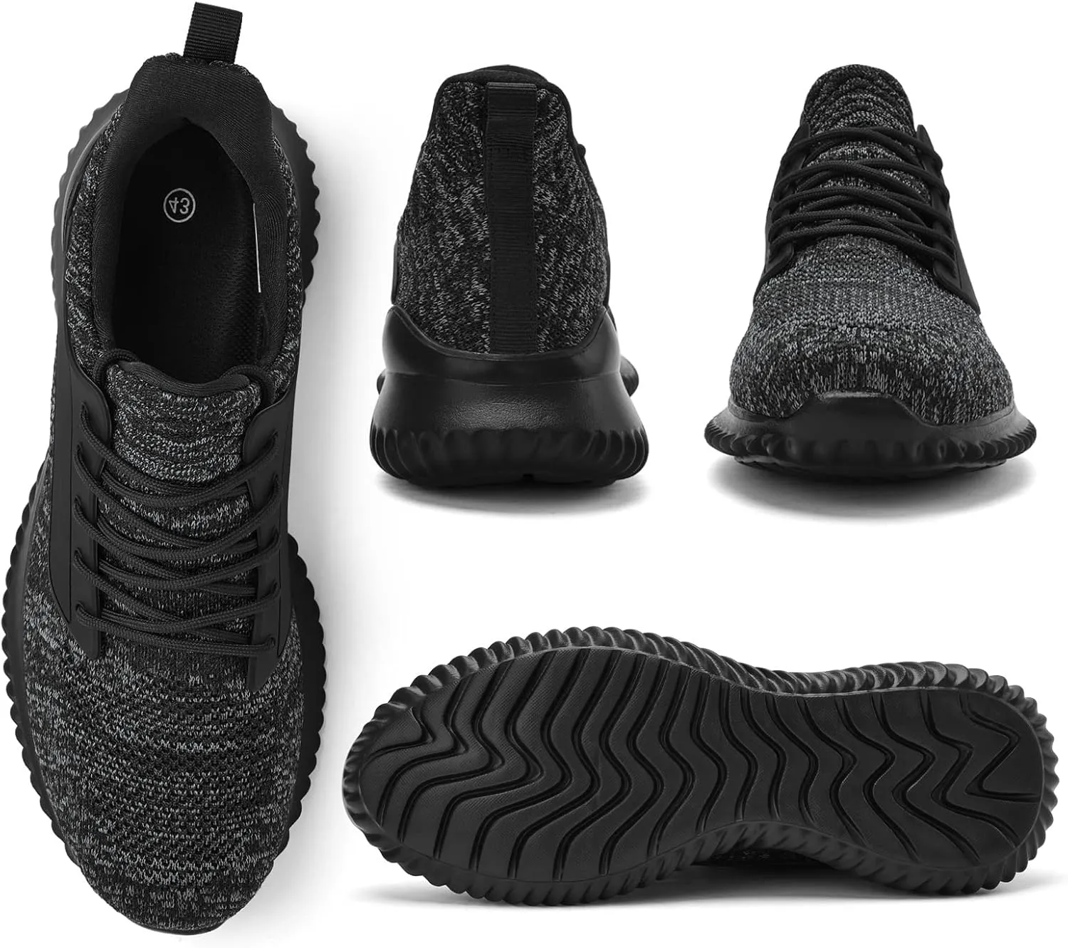 Walking Shoes for Men Sneakers - Slip on Memory Foam Running Tennis Shoes for Athletic Workout Gym Jogging Indoor Outdoor Lightweight Breathable Casual Sneakers