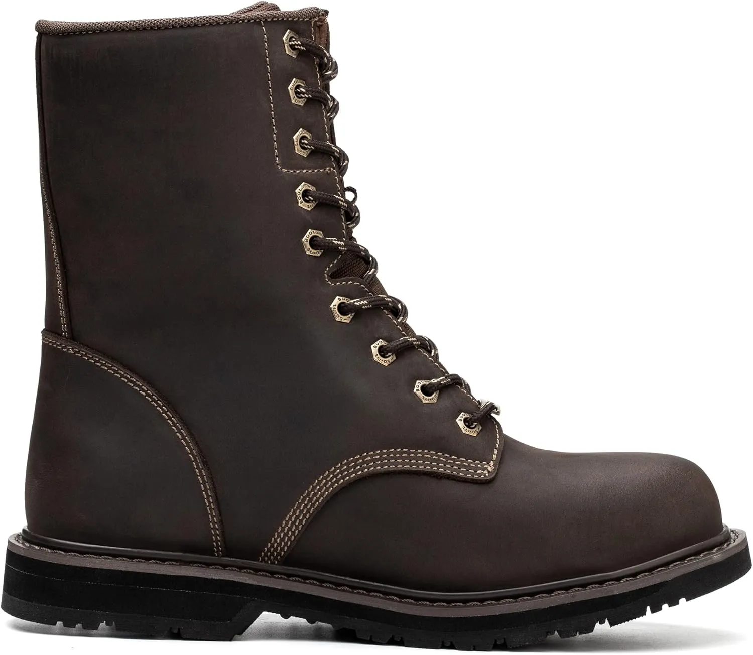 Waterproof Steel Toe 8 Inch Work Boots For Men Loggers and Hunt Industrial&Construction Insulated Safety Winter Shoes Breathable Performance Puncture-proof Footwear…