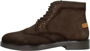 WATLEY Men's Classic Brogue Ankle Boots