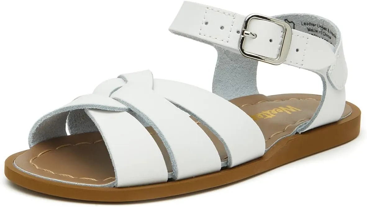 Weestep Toddler Little Kid Girls Adjustable Fit with hook-and-loop Elastic Band Quick-Dry Summer Sandals