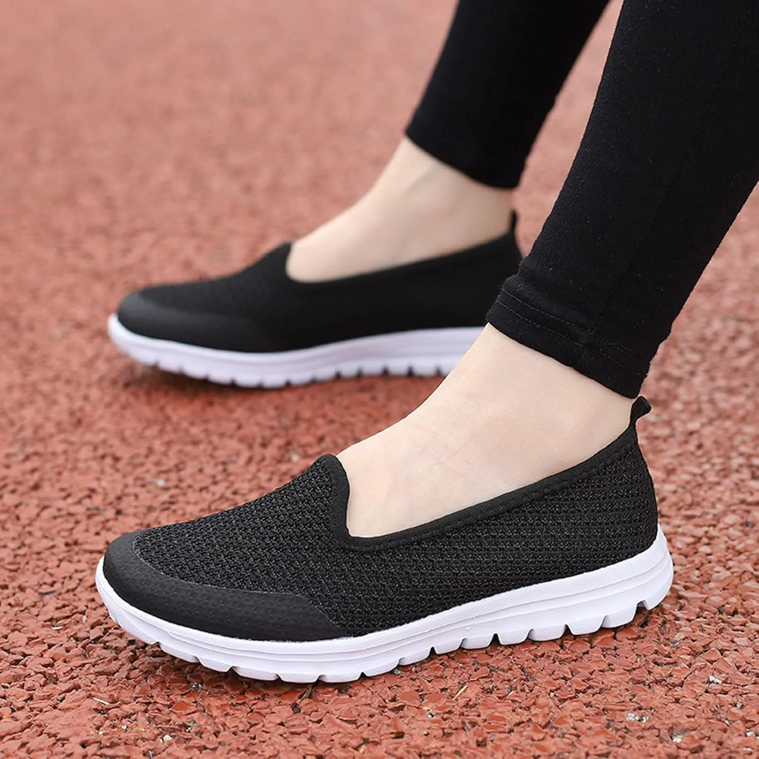 Women Casual Shoes Fashionable and Simple Solid Color New Pattern Summer Mesh Breathable Comfortable Shoes Womens Casual