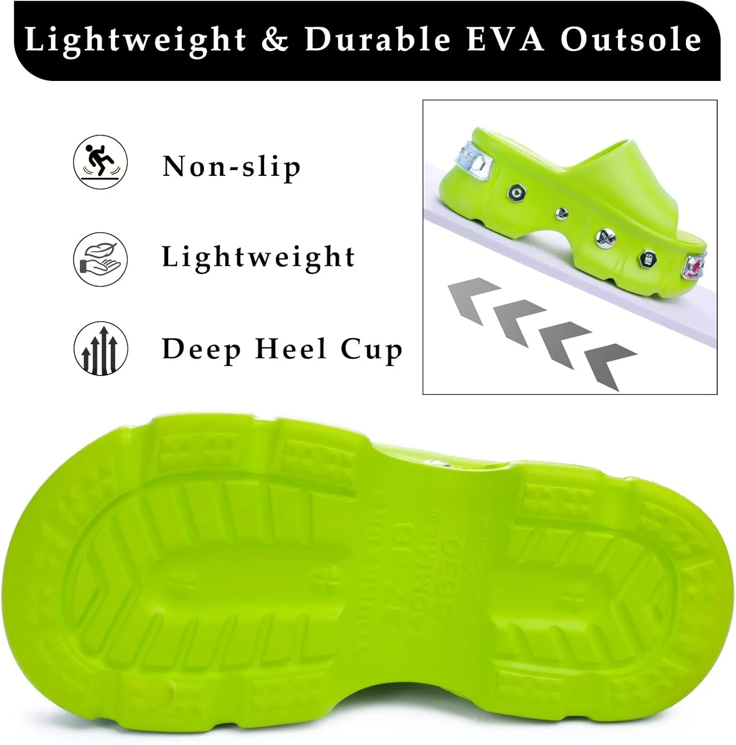 Women Platform Sandals Open Toe Chunky Flatform Slides Sandals Fashion Slip on Summer Beach Sandals Casual Dressy Female Platform Slides for Vacation Comfort Wedges Slide