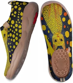 Women's Art Travel Shoes Slip-on Loafers Comfortable, Light and Fashionable Knitted Sneakers