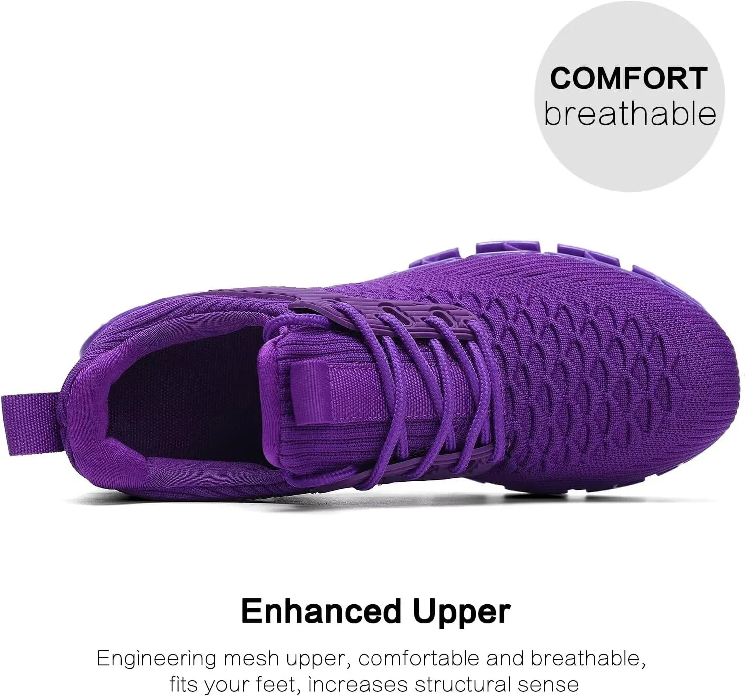 Women's Blade Running Shoes Ladies Fashion Sneakers Slip on Shoes Tennis Walking Athletic Shoes