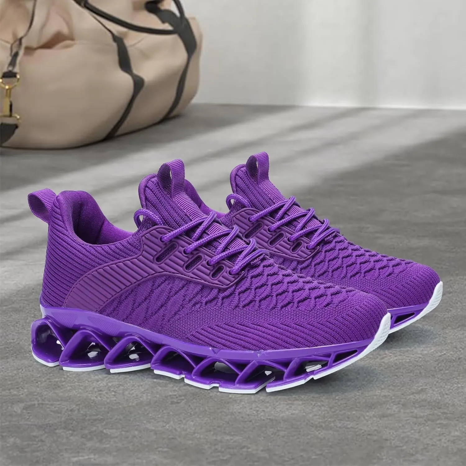 Women's Blade Running Shoes Ladies Fashion Sneakers Slip on Shoes Tennis Walking Athletic Shoes